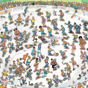 Skateboarden in de Bowl | Jan van Haasteren | 1000 stukjes